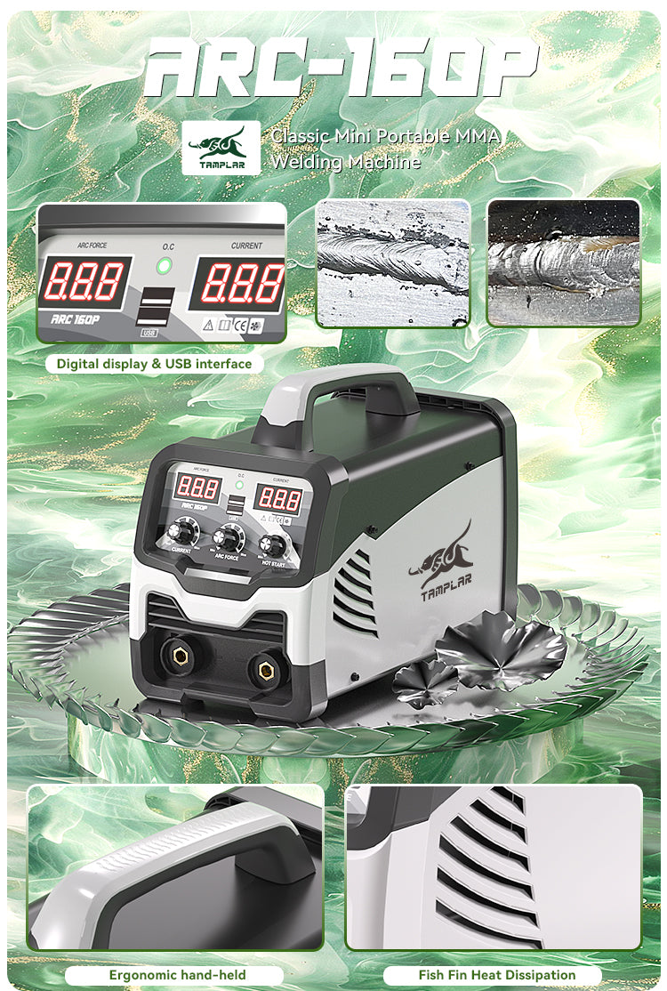Fabricante de máquinas de soldadura MMA OEM 715ARC-160P com inversor de arco IGBT