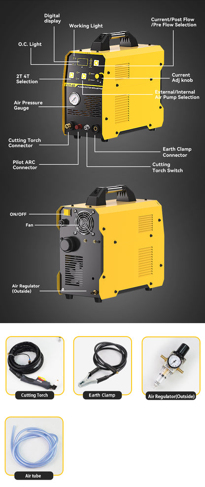 CUT-40B 220V 2T 4T Internal Air Compressor Plasma Welding Machine