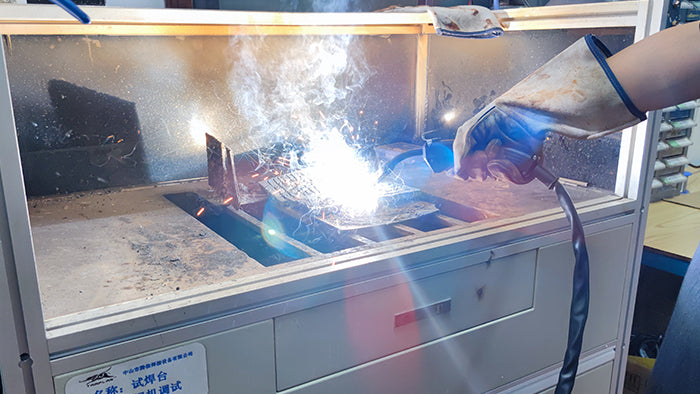 Tamplar welding machine design