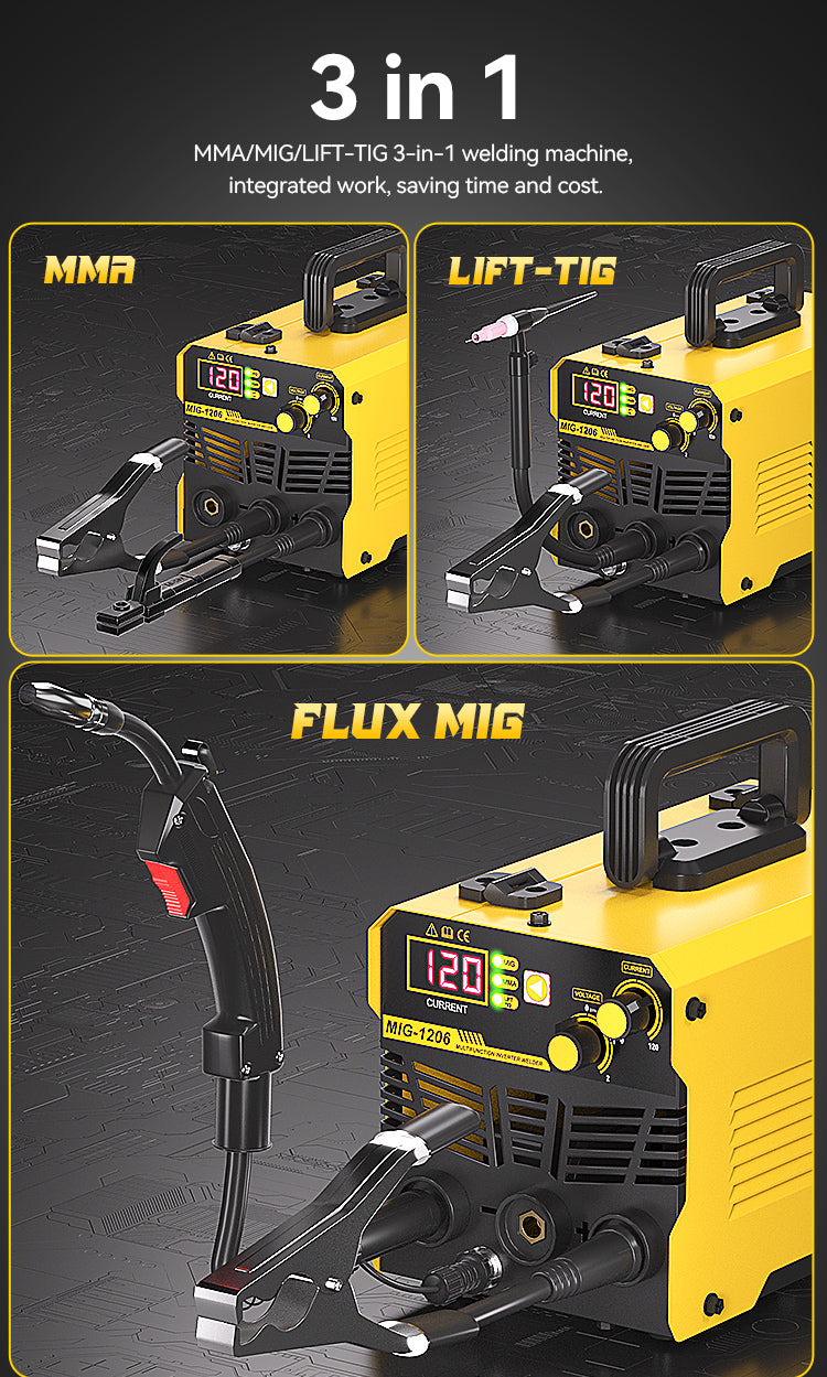 MIG-1206 TAMPLAR MIG MMATIG 120 mig welding machine welder 220v welding mig portable china welding machine supplier