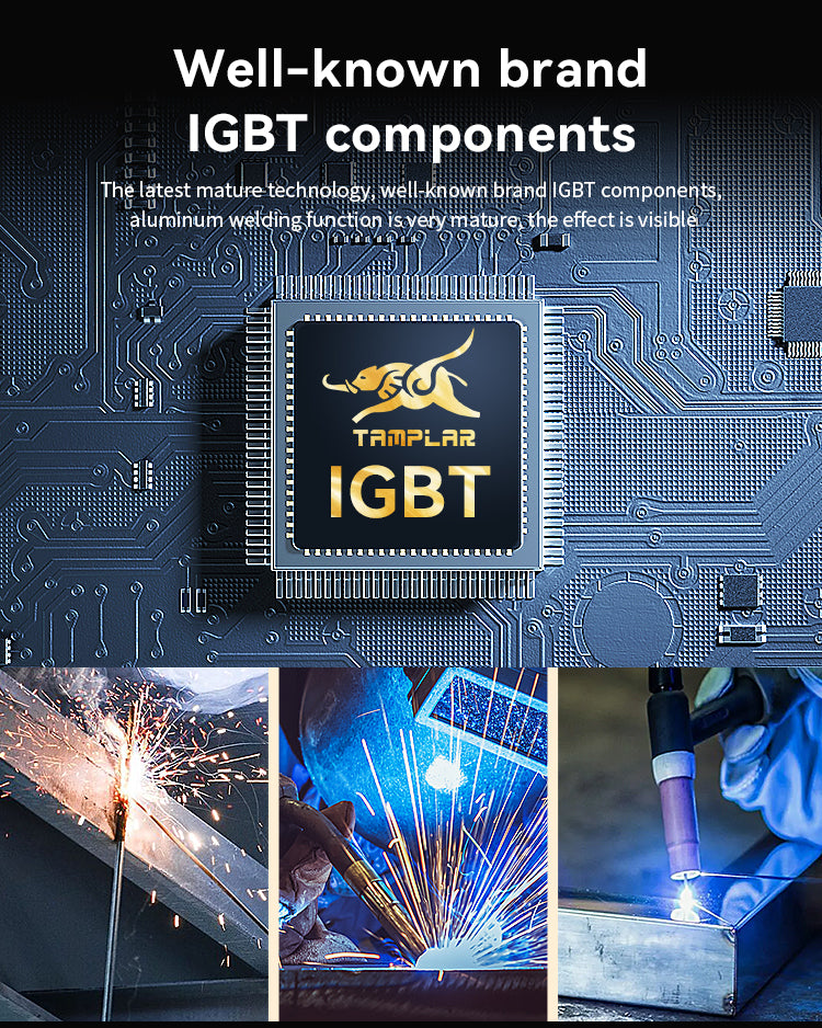 715MIG-120PLA Factory 5-in-1 Welder with Lift TIG, OEM for Welding Aluminum/Steel, LCD Display No Gas