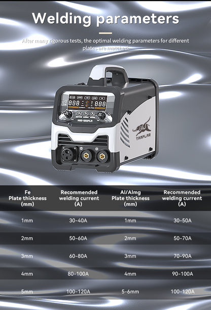 715MIG-120PLA Factory 5-in-1 Welder with Lift TIG, OEM for Welding Aluminum/Steel, LCD Display No Gas