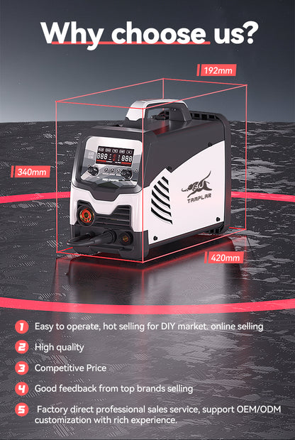 715MIG-140PAL Welding Machine Manufacturer from China Inverter MIG TIG MMA welding machine OEM ODM Available Aluminum welder