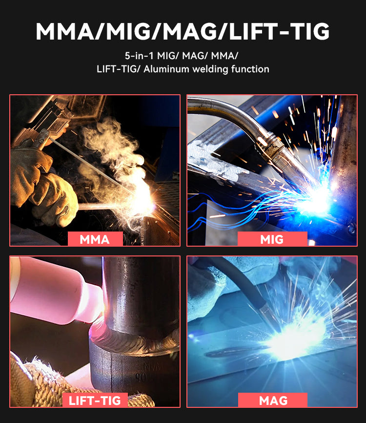 715MIG-140PAL Welding Machine Manufacturer from China Inverter MIG TIG MMA welding machine OEM ODM Available Aluminum welder