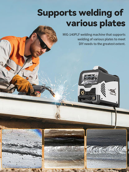 715MIG-140PLF 5kg LCD Inverter Welding Machine 4-in-1 Portable No Gas and Gas mig Welder for MMA & Lift TIG