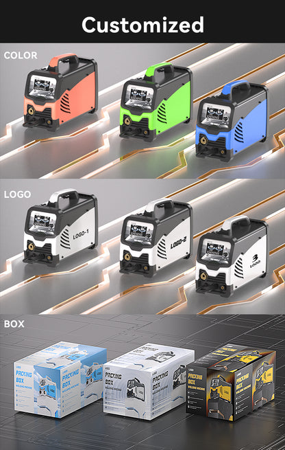715MIG-140PLF 5kg LCD Inverter Welding Machine 4-in-1 Portable No Gas and Gas mig Welder for MMA & Lift TIG