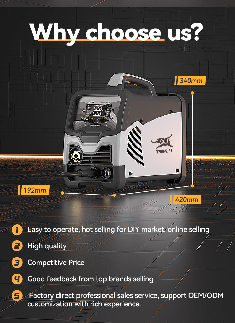 715MIG-160PAF Customizable 5 in 1 Welding Machine Factory Welder Private Label OEM ODM Available MIG TIG MMA Welding Solutions