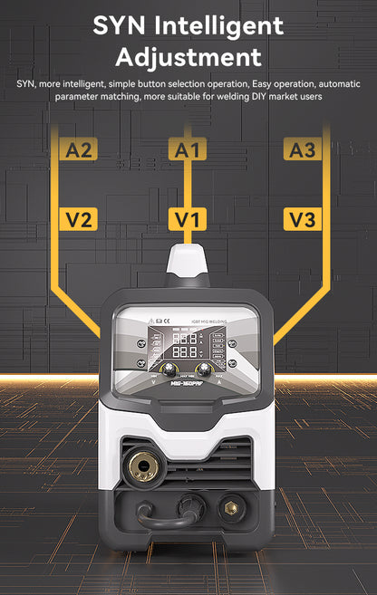 715MIG-160PAF Customizable 5 in 1 Welding Machine Factory Welder Private Label OEM ODM Available MIG TIG MMA Welding Solutions