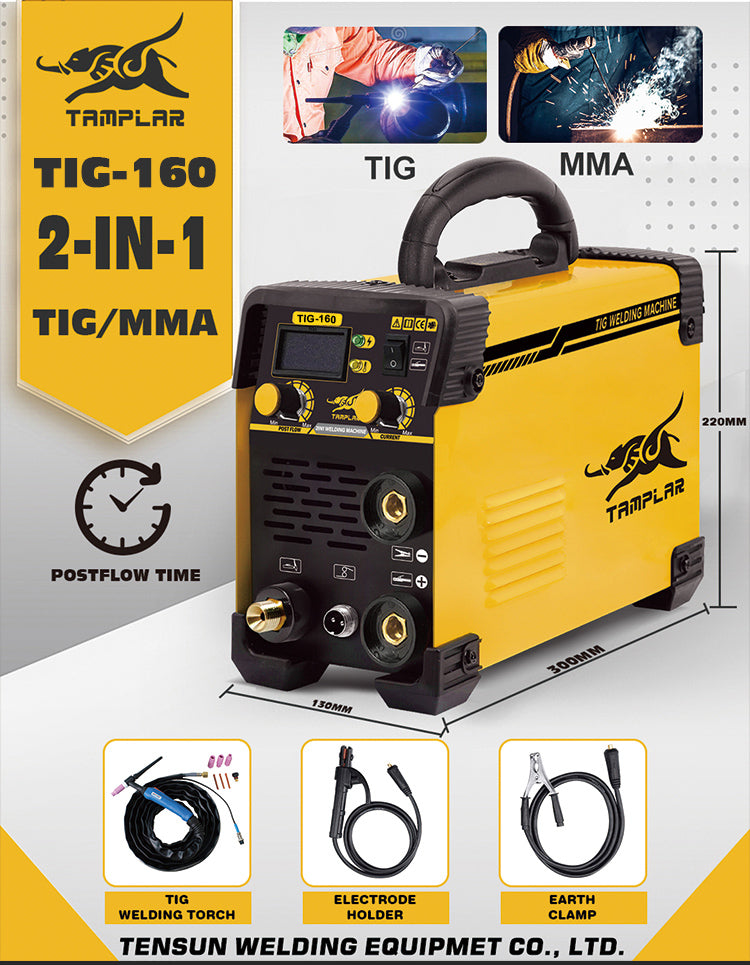 TIG-160 Tamplar 160A tig Welding Machine stainless de soldar tig welder tig Kaynak Makinesi