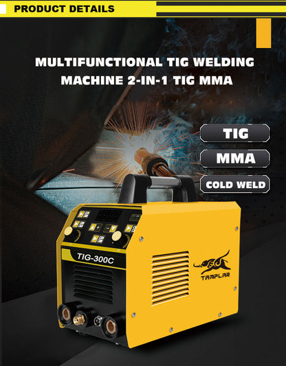 TIG-300C welders with cold welding Multifunctional MMA TIG cold weld thin metal pulse function aluminum welding machine