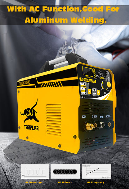 TIG-160PACDC Wholesale Tig welding machine argon high frequency welding tool welder machine