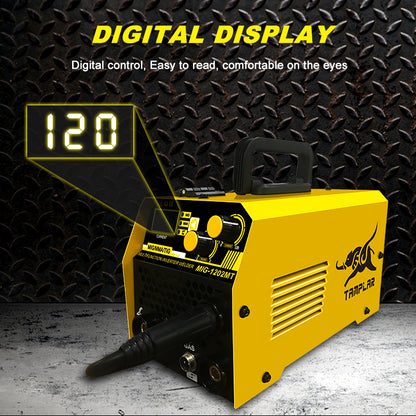 MIG-1202MT-A Factory wholesale supply inverter Mig Welding Machine 220V OEM ODM Portable Multi 120A 3 In 1 Tig Mag Mma Mig Welders machine gas or gasless