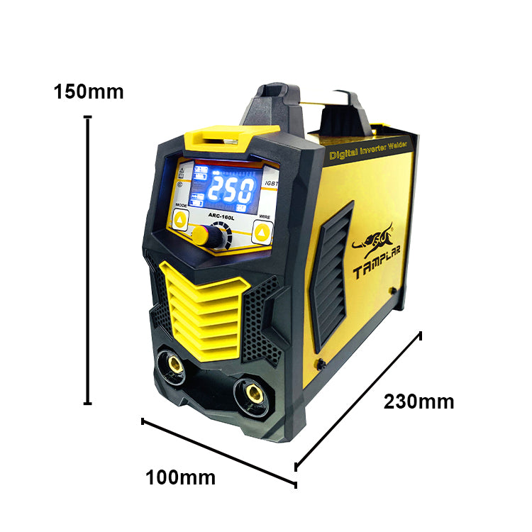 ARC-160L Factory customization Small Size And Portable welder 220V Arc Welding Machine with LCD display